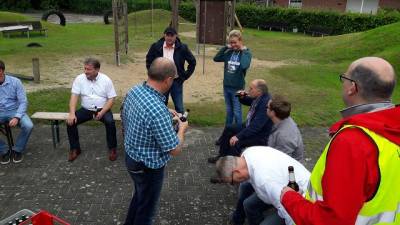auf dem Spielplatz im Uhlenkamp 